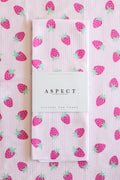 Sweet Strawberries Kitchen Tea Towel
