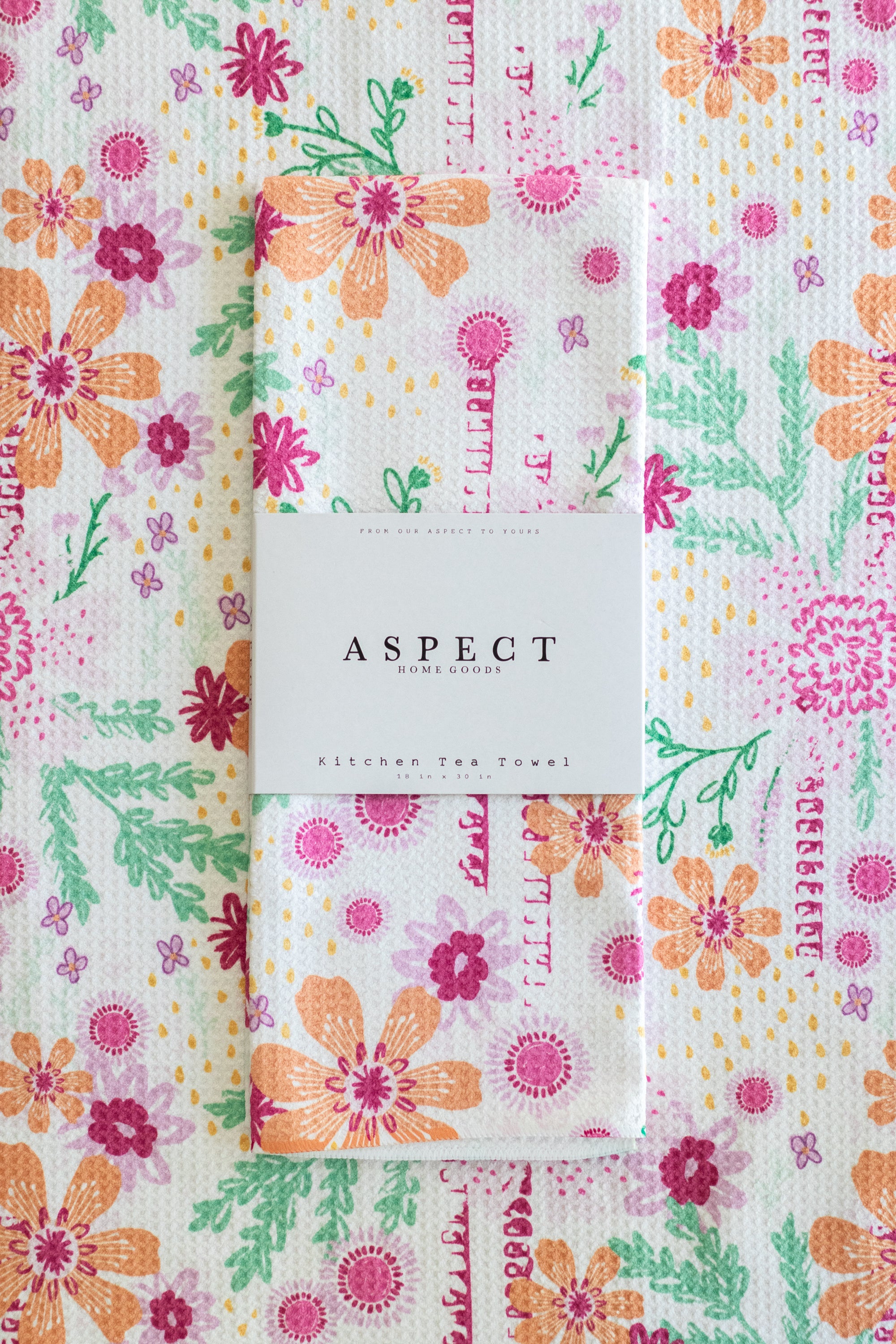Flower Pop Kitchen Towel