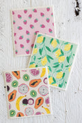 Fruit Salad Swedish Dishcloth Set (Set of 3)