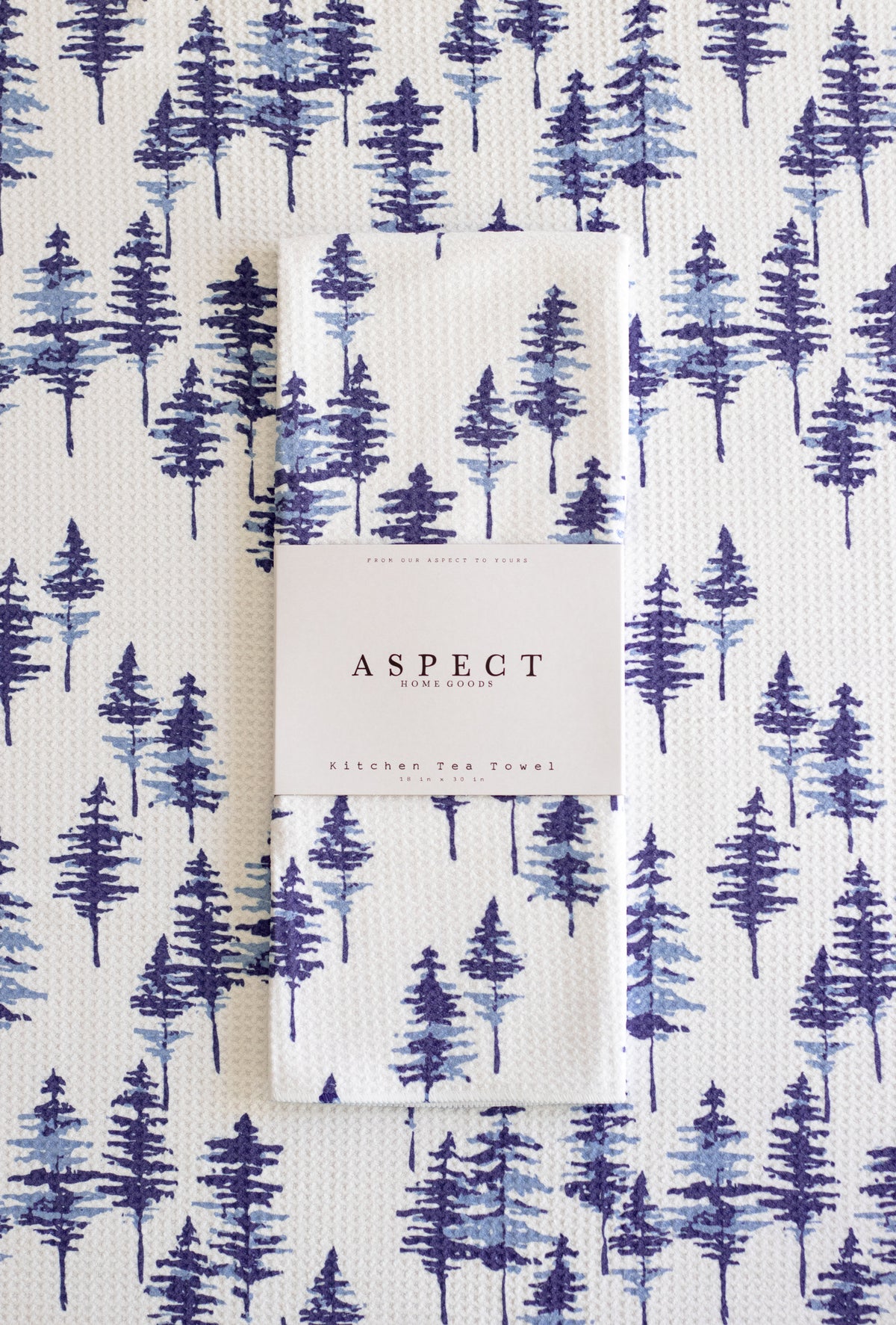 The Winter Edit Kitchen Towels - Set of 5 | Waffle-Weave Tea Towels