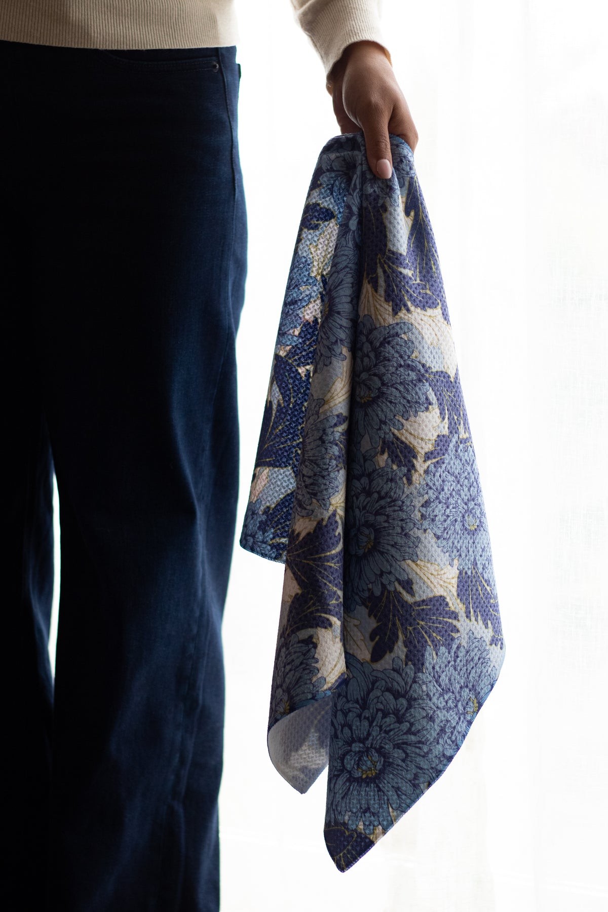 Gilded Blooms Kitchen Tea Towel