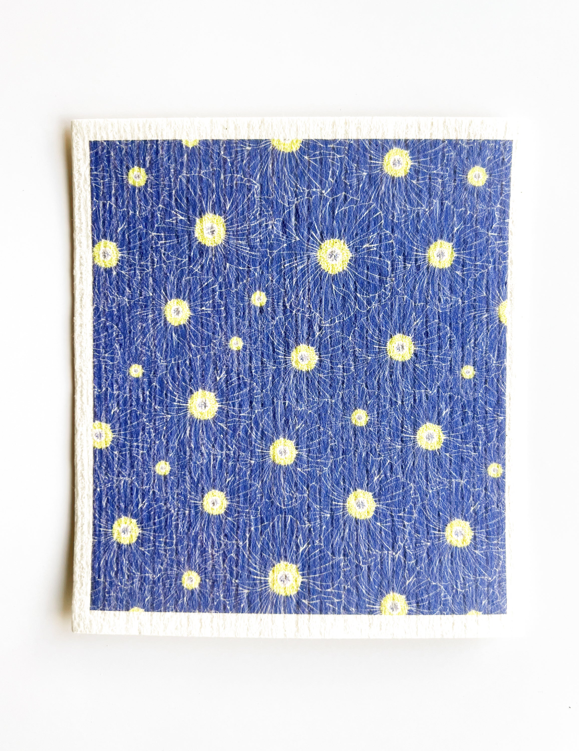 Anemone Garden Swedish Dishcloth Set | Reusable Kitchen Cleaning Cloths (Set of 3)